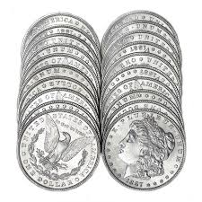 1887 1 Morgan Silver Dollar Bu Roll
