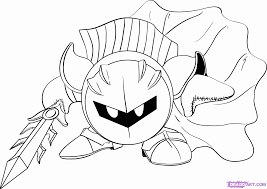 Coloring is one of the most pleasant activities. Kirby Meta Knight Coloring Pages Coloring Pages Monster Coloring Pages Coloring Books