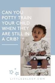It is believed that potty training boys is little challenging than girls. Can You Potty Train While Still In A Crib Online Sleep Coaching For Babies Potty Training Potty Training Kids Toddler Activities