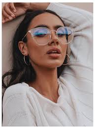 Quay Australia Blue Light Glasses Cryptic Clear Blue Light Glasses Women Quay Cute Glasses Frames Womens Glasses Frames Cute Glasses