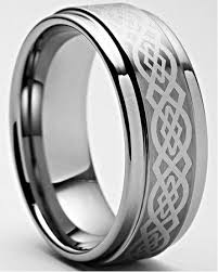 Celtic Tungsten Rings Celtic Tungsten Carbide Wedding Band Mens Celtic Tungsten Ring 8mm Keon Tungsten Ring Tungsten Mens Rings Yellow Gold Moissanite Engagement Ring Celtic Tungsten Rings