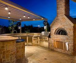 ultimate outdoor kitchen & living area