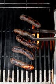 Smoke brats around 30 minutes more until internal temperature is 160 degrees The Best Grilled Wisconsin Beer Brats Recipe Plays Well With Butter
