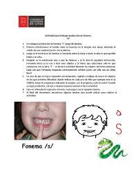 Actividad de Produccion de Fonema S