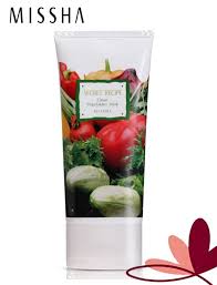 Missha Clean Vegetables Mask Peel Off Mask To Create Clear And Smooth The Skin By Absorbing Impurities With Vegetable Complex Enric Missha Skin Care Secret Recipe
