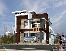 South Indian Style Contemporary House Double Storey House Plans House Designs Exterior Double Storey House