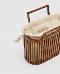 Image 7 Of Mini Wooden Tote Bag From Zara Taschen Projekte