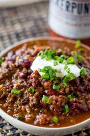 What dessert goes with chili? Slow Cooker Beef Chili Crockpot Chili Dinner Then Dessert