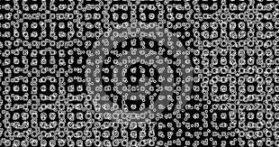 Black And White Combination Background Abstract Floral Background White Ornaments Combination Black