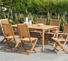 Match with one of our beautiful feq teak tables to complete your teak dining set. Reyes 7 Piece Teak Rectangular Dining Table With Josie Dining Chair Set Pottery Barn