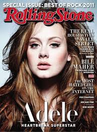 Cover of the rolling stone. Rolling Stone Magazine Adele Wiki Fandom