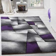 Valanorean grau lila farbe oval teppich teppich wohnzimmer teppich kinder wohnzimmer teppiche weich und flauschig warm lila grün grau 9 farbe,kaufen sie von verkäufern aus china. Designer Teppich Modern Kariert Handgefertigt Mit Konturenschnitt Lila Grau Kaufen Bei Diva Teppich Center