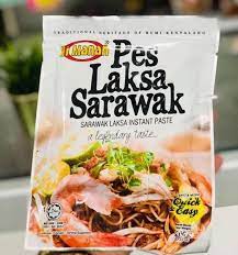 1 kotak santan 1 kiub pati ayam 1 liter air (1 liter air tu termasuklah air rebusan ayam tu) spageti anglehair di rebus. Qoo10 Hj Manan Pes Laksa Sarawak 200g Food Staples