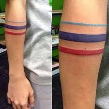 Colorful Armband Tattoo Renkli Kol Bandi Dovmesi Tattoosformen Tattoos For Guys Arm Band Tattoo Band Tattoos For Men