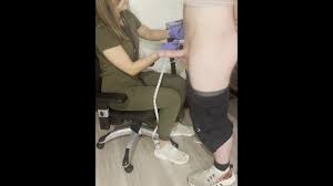 Nursing student gives penis exam, cant resist giving handjob and throbbing  cum in mouth.ASMR