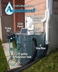 Standard solenoid irrigation valves don't work well with a typical rain barrel. Hi Res Photos Aquabarrel Com Rain Barrels Downspout Diverters And Filters Rain Barrel Kits Aquabarrel R