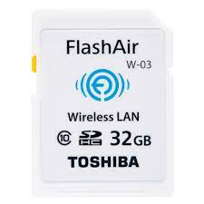 Amazon.com: 32GB Toshiba FlashAir W-03 Wi-Fi Wireless LAN SD Card SDHC CL10  : Electronics