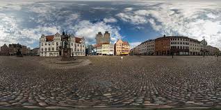 Wittenberger Marktplatz 360 X 180 Panorama Pictures Wittenberg
