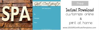 You won't have a hard time coming up with a. Spa Gift Certificates