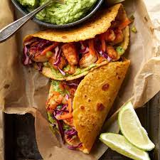 Season with cumin, coriander, smoked paprika, cayenne, 1/2 teaspoon salt, and black pepper. Baked Fish Tacos With Avocado Recipe Eatingwell