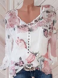 Stylish long sleeve tops for women for weekday and casual looks. Women S Semi Sheer Top Long Sleeves Button Front White