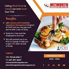 Getting Work Permit In Canada Was Never Easier Than This 1 Join Culinary And Hospitality Operations Management Program In 2021 Culinary Operations Management Food