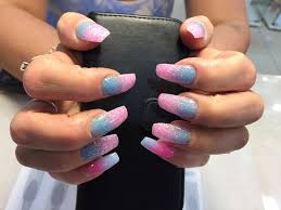 Nu 28 spring love (metallic). Loving This Pink Blue Sns Bellpost Nails Beauty Facebook