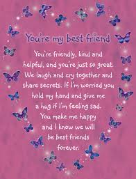 Pin By Elva Cook On Unique Kindness Gifts Best Friend Cards Friendship Poems Cards For Friends