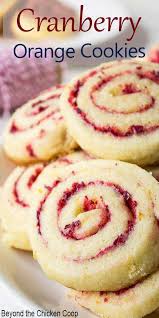 Cranberry Orange Swirl Cookies Recipe Cookie Recipes Yummy Cookies Holiday Cookies