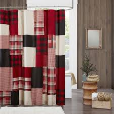 Black And Tan Primitive Shower Curtain Luxury Rustic Red Black Tan Plaid Cotton Fabric Shower Curtain 72 X 72 Woolrich Red Bathroom Decor Plaid Shower Curtain Bathroom Red