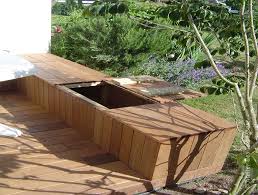 amenagements divers amenagement exterieur banc coffre de jardin coffre de jardin