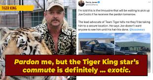 Joe exotic of 'tiger king' believes he was 'too gay' to receive trump pardon. Tiger King S Joe Exotic Chartered A Pickup Truck Limo In Hopes Of Presidential Pardon Cracked Com