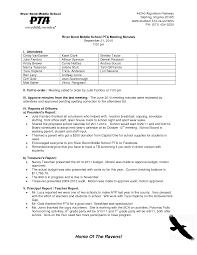 Pta Secretary Minutes Template Google Search Pta School Pta Meeting Pta
