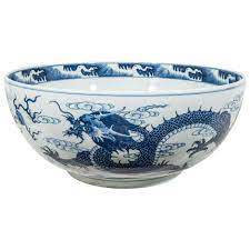 Maybe you would like to learn more about one of these? A Massive Blue And White Chinese Porcelain Dragon Bowl 1stdibs Com Dragon Bowl Blue And White Chinese Porcelain