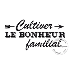 Texte Tampon Cultiver Le Bonheur Familial Par Sophie Citation Famille Bonheur Texte