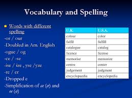 British And American English Online Presentation