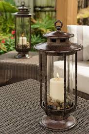 Shop over 130 top large hurricane candle holders and earn cash back all in one place. H Potter Large Candle Lantern 23 Tall Decorative Glass Hurricane Holder Cast Iron Rustic Indoor Outdoor Lighting Deck Pool Patio Gift In 2021 Decorative Hurricane Lantern Hurricane Candle Lantern Candle Lanterns