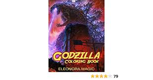 Coloring pages for wedding reception. Godzilla Coloring Book 30 Unique Godzilla Designs For Kids Amazon Co Uk Magic Eleonora Books