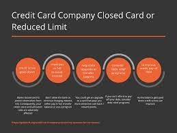 Please note that a closed account isn't immediately removed from your credit reports. Credit Card Company Closed My Account For No Reason What Can I Do