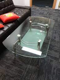 So you have quite a choice for a simple replacement if on the other hand you are looking at a new glass coffee table then there is a vast selection out there. Used Glass Coffee Table Furniture Tables Chairs On Carousell