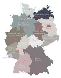 Discover what distinguishes each federal state and which services. Map Of German States