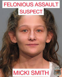 FELONIOUS ASSAULT SUSPECT On June 3, 2022, at approximately 2:10 A.M. the  suspect, identified as Micki Smith struck and seriously injured a female  victim with a vehicle in the 1300 block of
