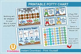 Printable Potty Chart Instant Download Potty Training Charts Monster Trucks Potty Chart Bathroom Monster Truck Reward Chart Toilet