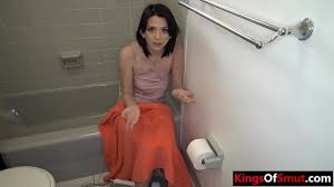 Step sister Riley Jean caught masturbating in bathroom - XNXX.COM