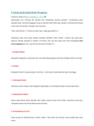 Rasa letih dan lesu sepanjang hari? Sakit Buah Pinggang