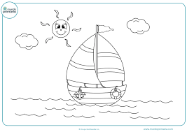 Portada » dibujos para colorear infantiles ¡imprimir y pintar! Dibujos De Barcos Para Colorear Pirata Veleros