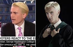 He is a student in harry potter's year belonging in the. The Internet Is Obsessed With The Teen Voter Who Looks Like Draco Malfoy