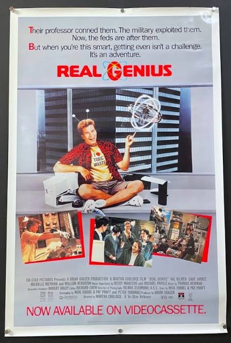 Real Genius (1985) – Original Video One Sheet Movie Poster - Hollywood  Movie Posters
