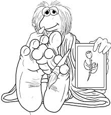 Jesus is the cornerstone and we are the living stones that build the church. Mokey Fraggle From Fraggle Rock Coloring Page Free Printable Coloring Pages For Kids