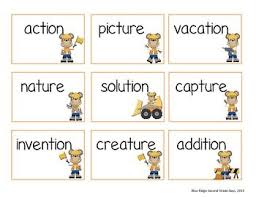 Printable phonics worksheets and flash cards: Word Work Construction Tion And Ture Word Work Activites Word Work Activities Work Activities Ture Words